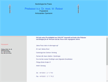 Tablet Screenshot of cardio-praxisclinic.de